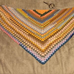 Multicolor Crochet Scarf Wrap